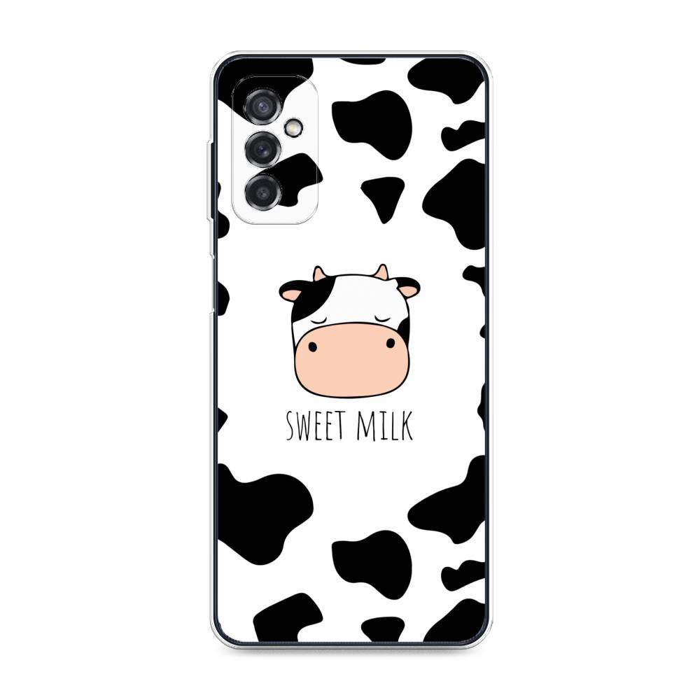 

Чехол на Samsung Galaxy M52 "Sweet milk", Розовый;белый;черный, 2104350-1