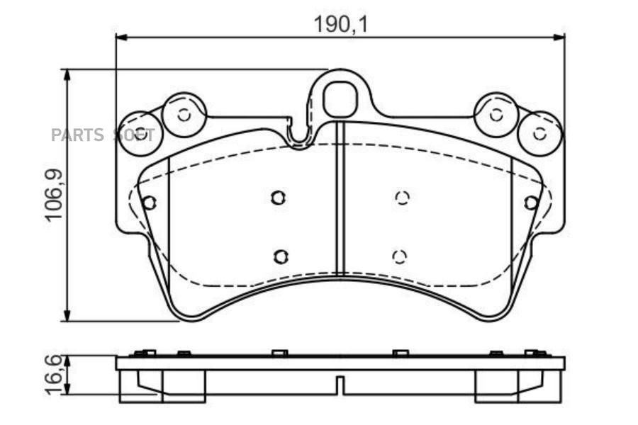 

Тормозные колодки Bosch передние 986495435