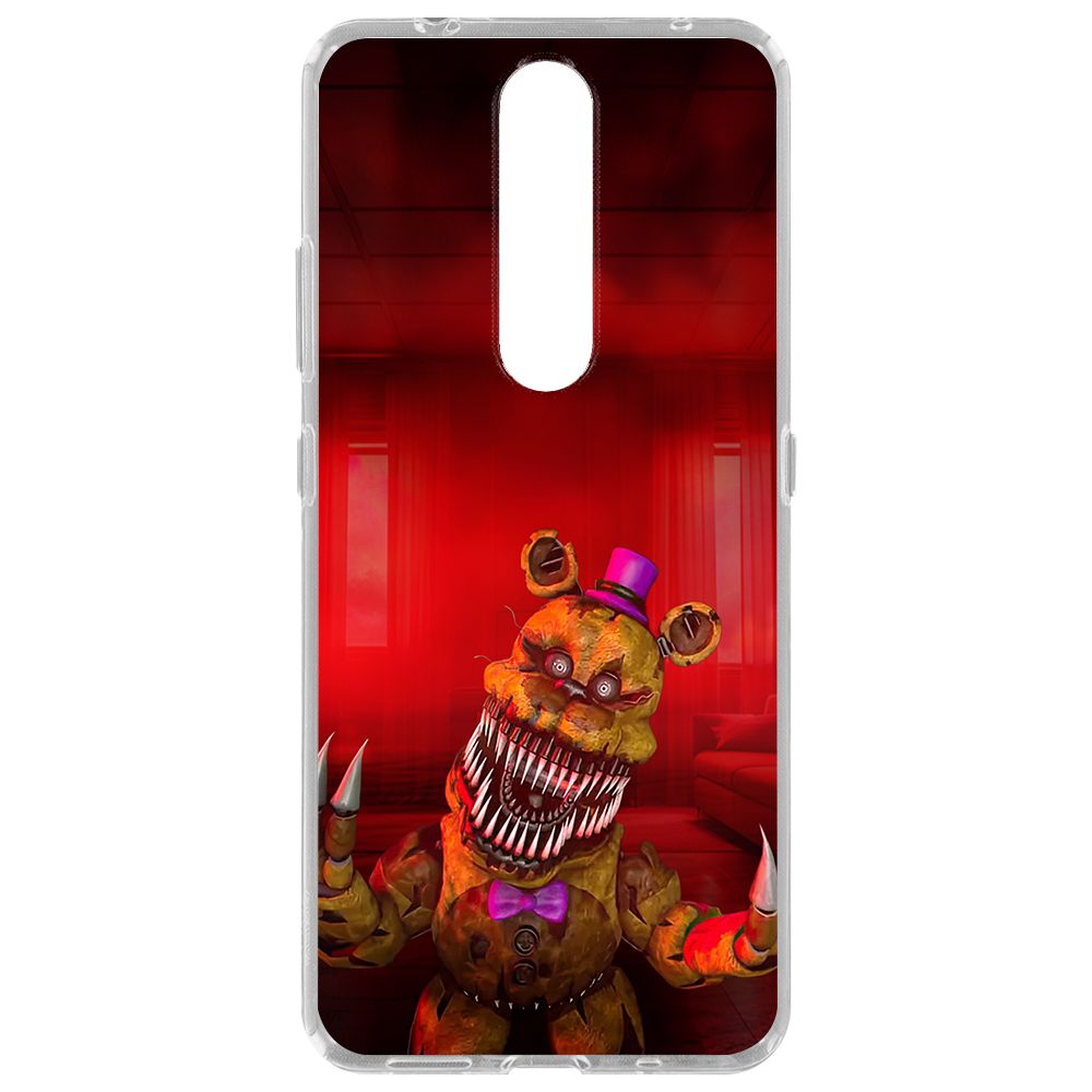

Чехол-накладка Krutoff Clear Case ФНАФ - Фредди атакует для Nokia 2.4, Прозрачный