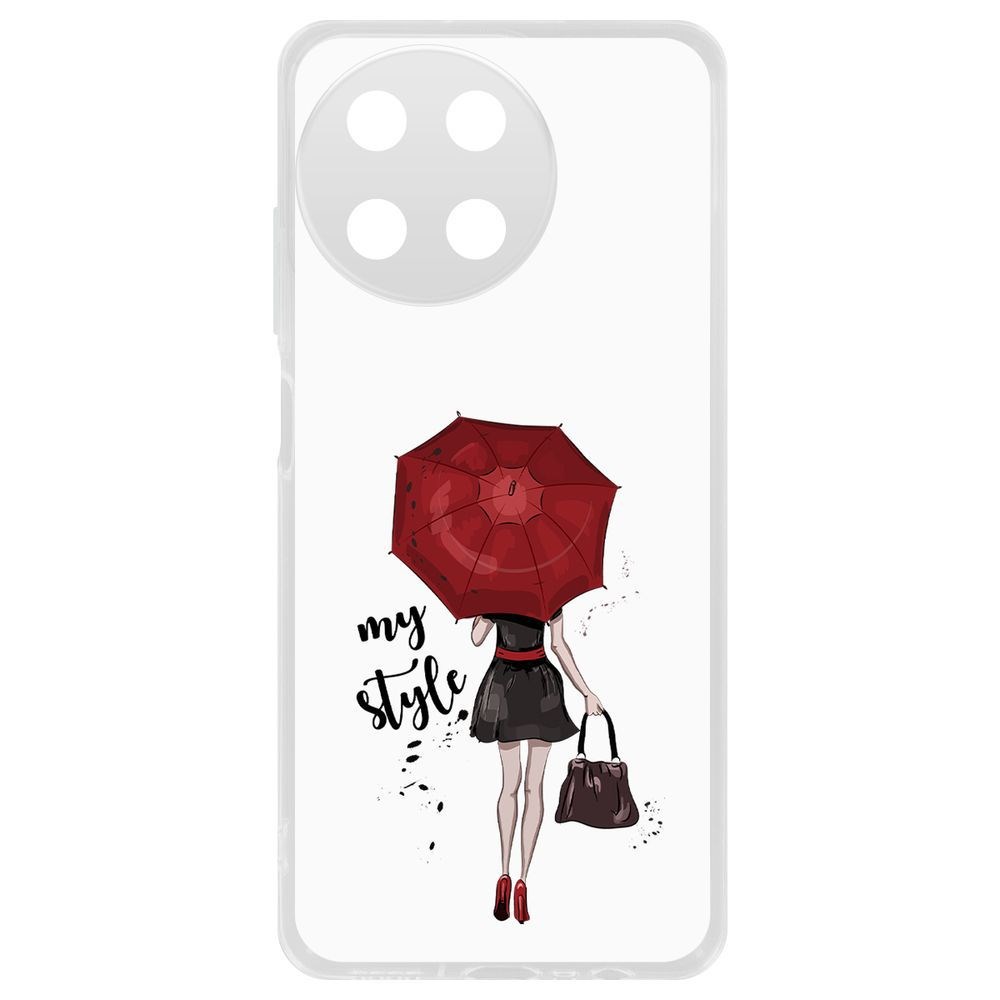 

Чехол-накладка Krutoff Clear Case Мой стиль для Realme 11 4G, Прозрачный