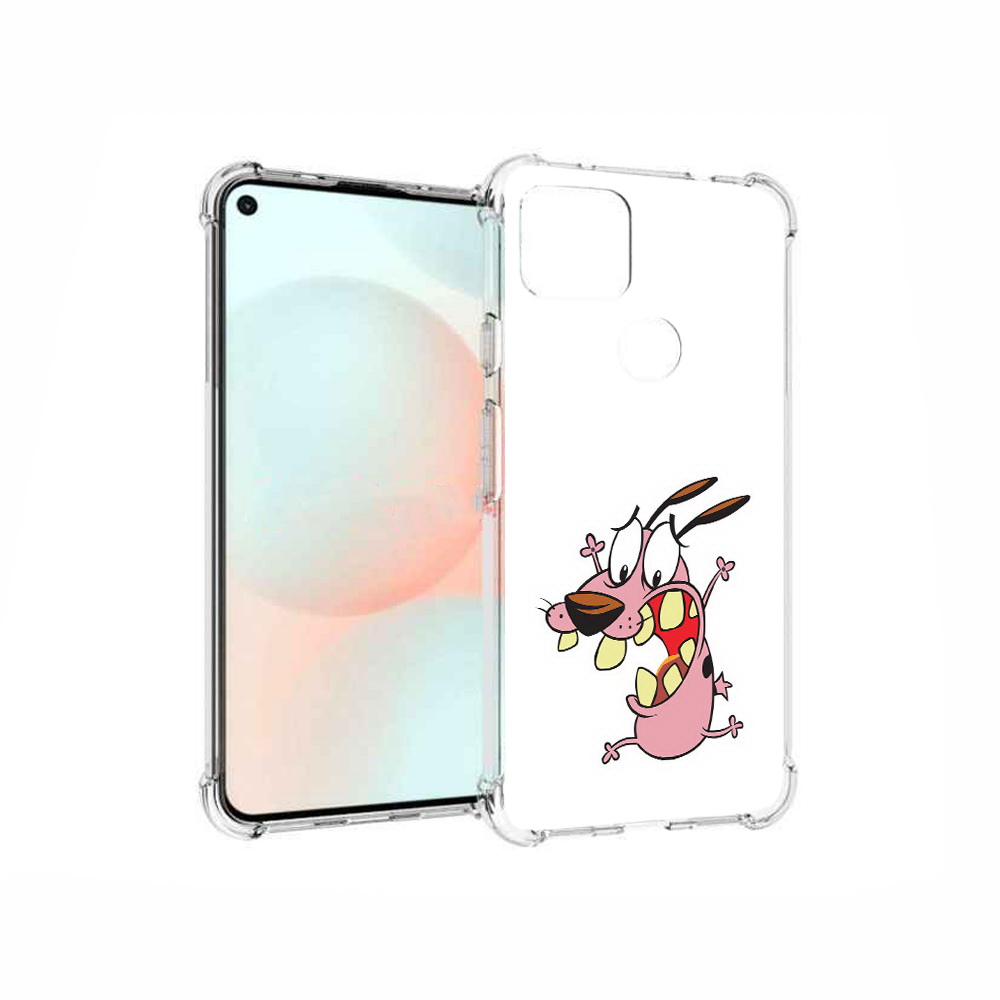 

Чехол MyPads Tocco для Google Pixel 5A зубастый бобик, Прозрачный, Tocco