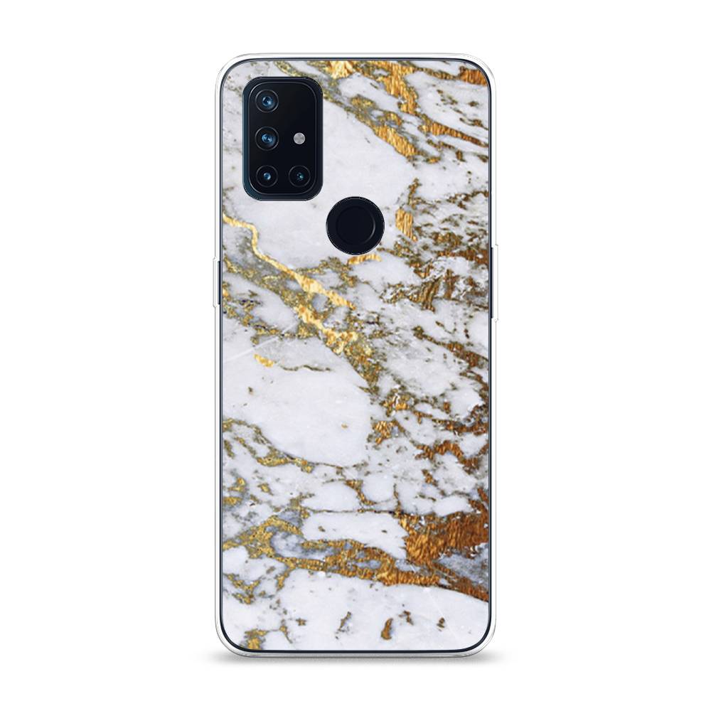 

Чехол Awog на OnePlus Nord N10 / ВанПлас Nord N10 "Белый мрамор", 152350-3