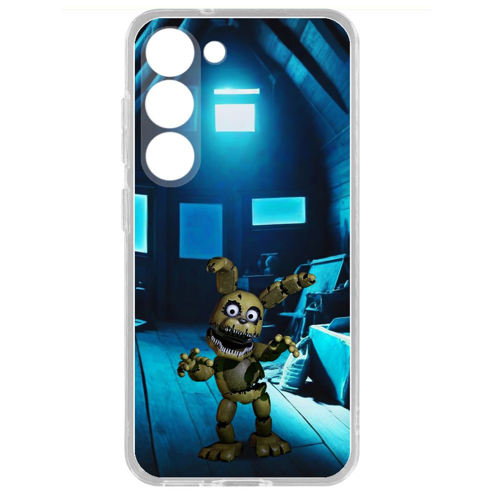 

Чехол-накладка Krutoff Clear Case ФНАФ - Плюштрап для Samsung Galaxy S23, Прозрачный