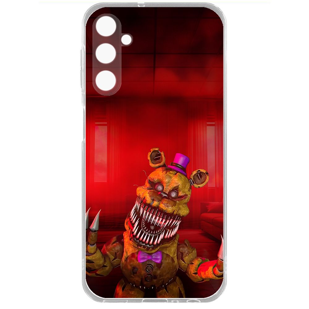 

Чехол-накладка Krutoff Clear Case ФНАФ - Фредди атакует для Samsung Galaxy A24 (A245), Прозрачный