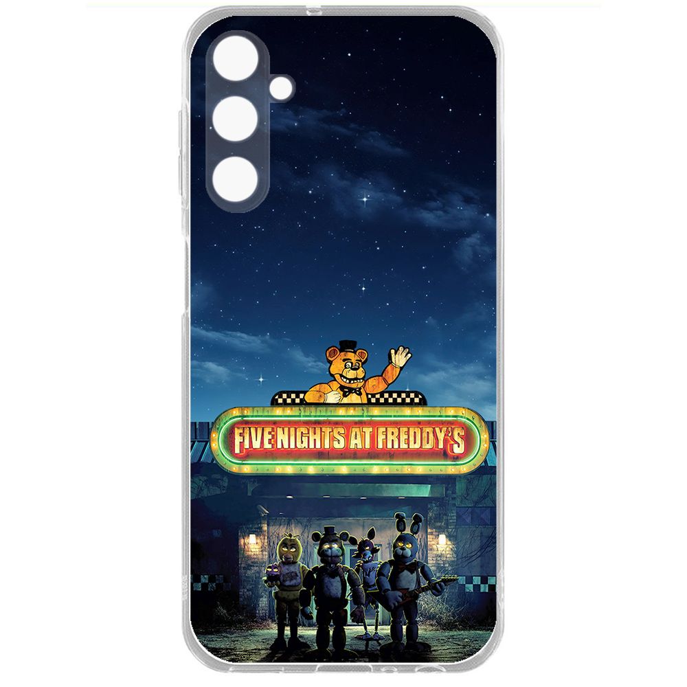 

Чехол-накладка Krutoff Clear Case ФНАФ - Банда вместе для Samsung Galaxy A24 (A245), Прозрачный