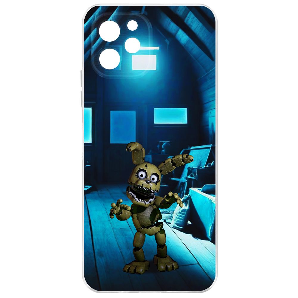 

Чехол-накладка Krutoff Clear Case ФНАФ - Плюштрап для Huawei Nova Y61, Прозрачный