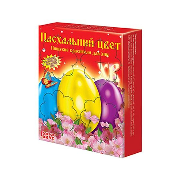 

Красители Доктор вкус Пасхальный блеск 1,25 г х 4 шт