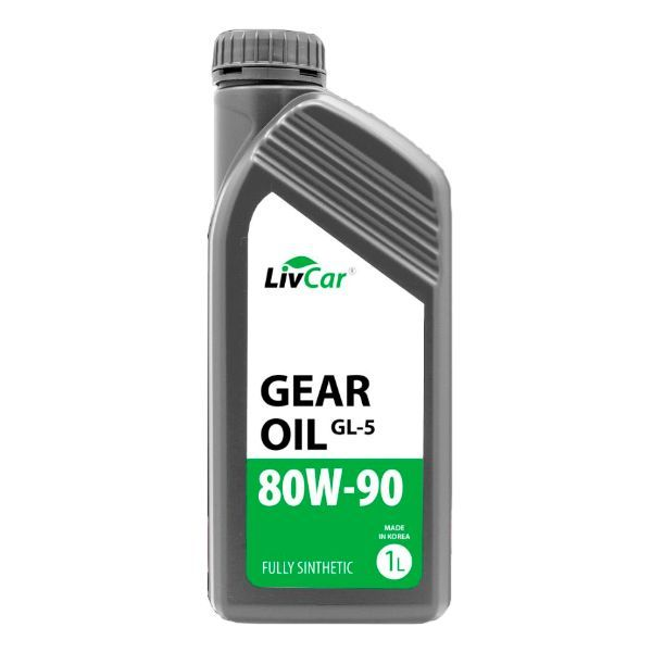 Масло трансмиссионное LIVCAR GEAR OIL GL-5 80W90 синтетическое 1л LCGOL8090-001