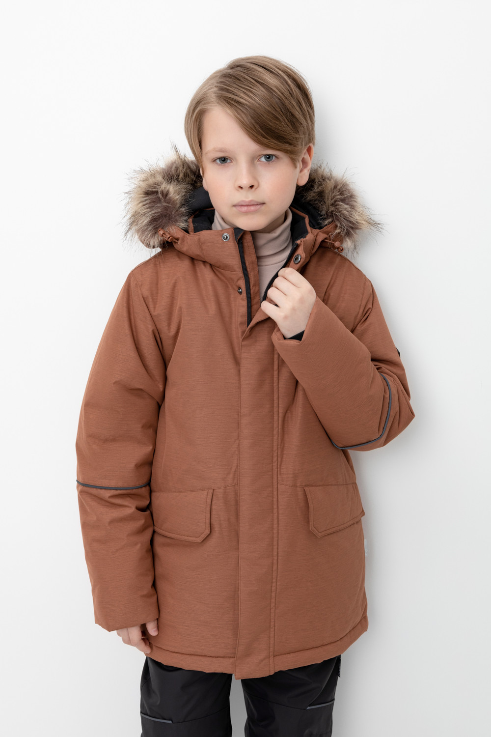 Куртка детская CROCKID 4 B LJKT 030(2).3_а, коричневый, 134