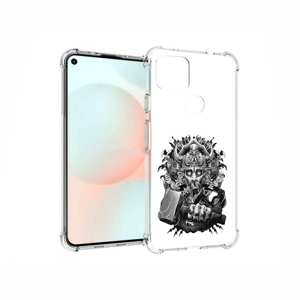 

Чехол MyPads Tocco для Google Pixel 5A злой тор, Прозрачный, Tocco