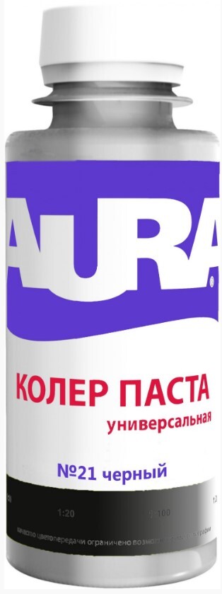 Колер AURA №21 черный (100мл)