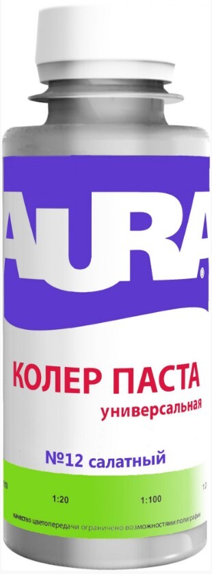 Колер AURA №12 салатный (100мл)