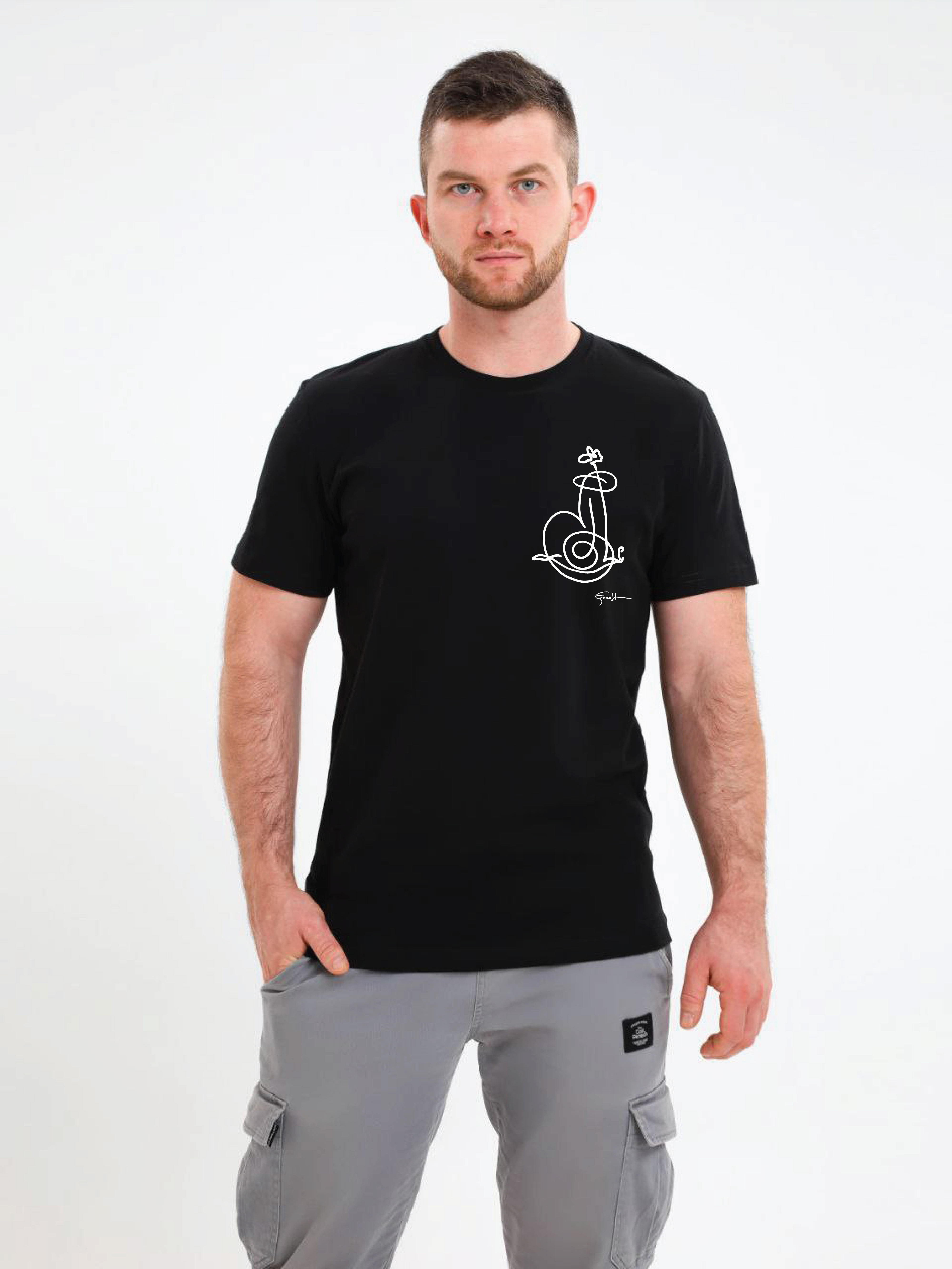 Футболка мужская Демидовская мануфактура 27 черная L