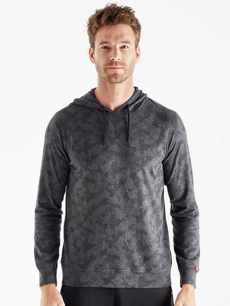 

Худи мужское BlackSpade BS7579 серое 2XL, BS7579