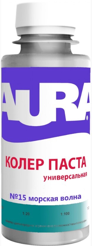 Колер AURA 15 морская волна 100мл 239₽