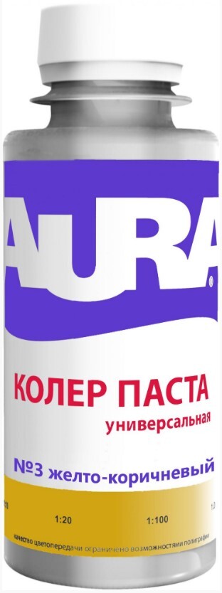 Колер AURA 3 желто-коричневый 100мл 239₽