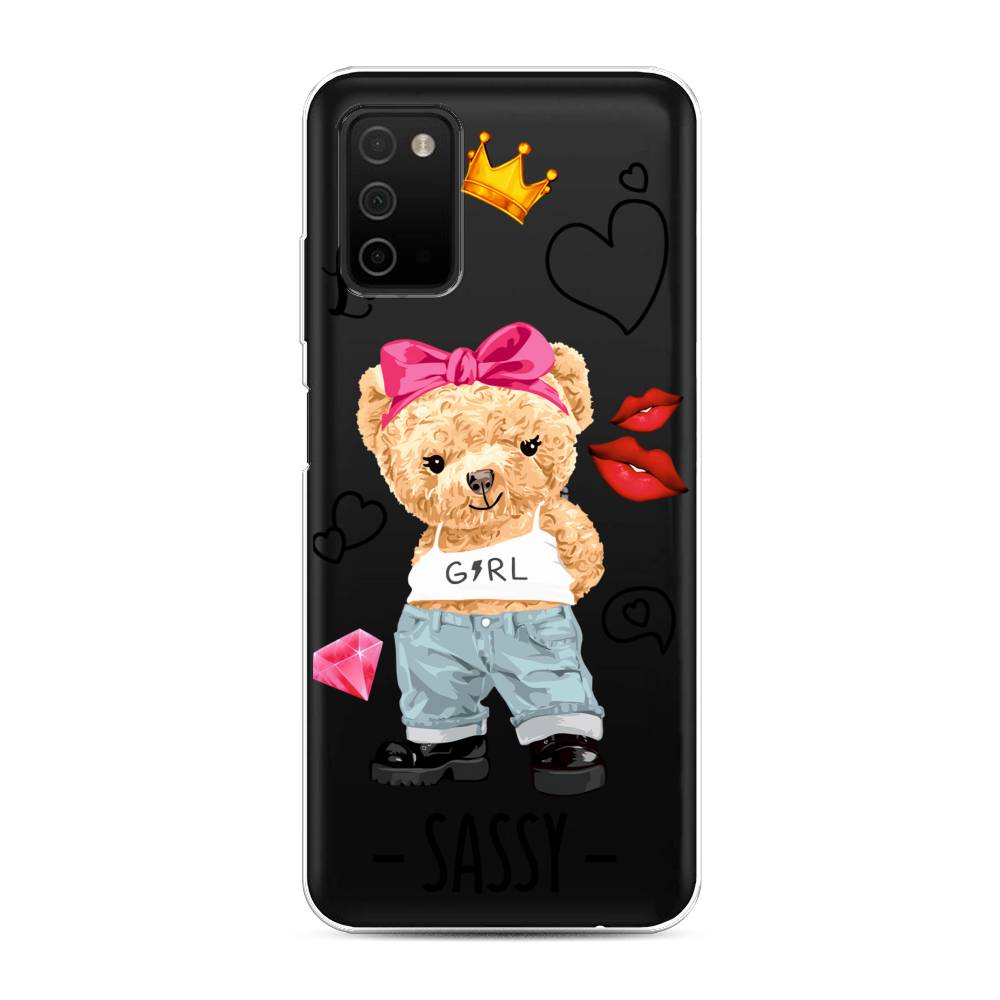 

Чехол на Samsung Galaxy A03s "Sugar Mommy", Голубой;белый;розовый, 2103250-6
