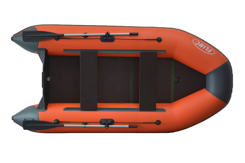 Надувная лодка FLINC FT340K (оранжево-графитовый)