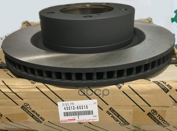 

Диск Тормозной Fr Lc200/Lx570 15- (285/60R18) TOYOTA 43512-60210