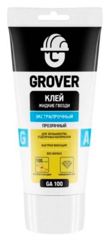 

Клей монтажный GROVER GA100 прозрачный 150 мл