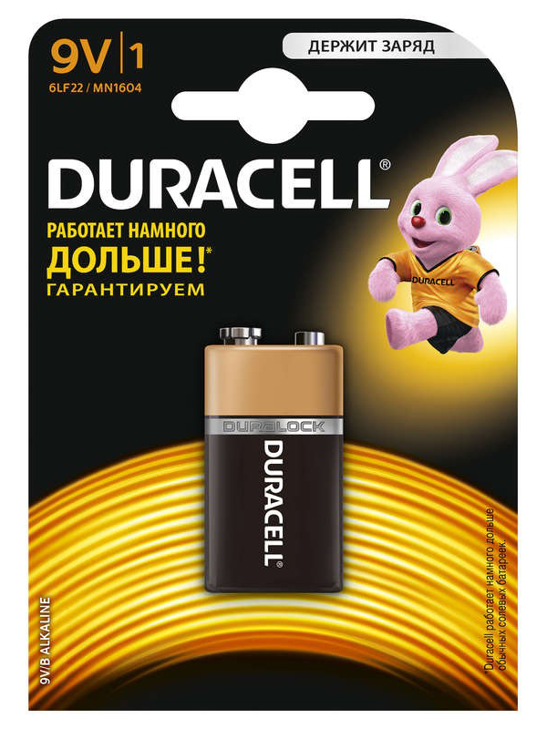 6LR61-1BL Батарея тип АА/ААА Duracell 00000754