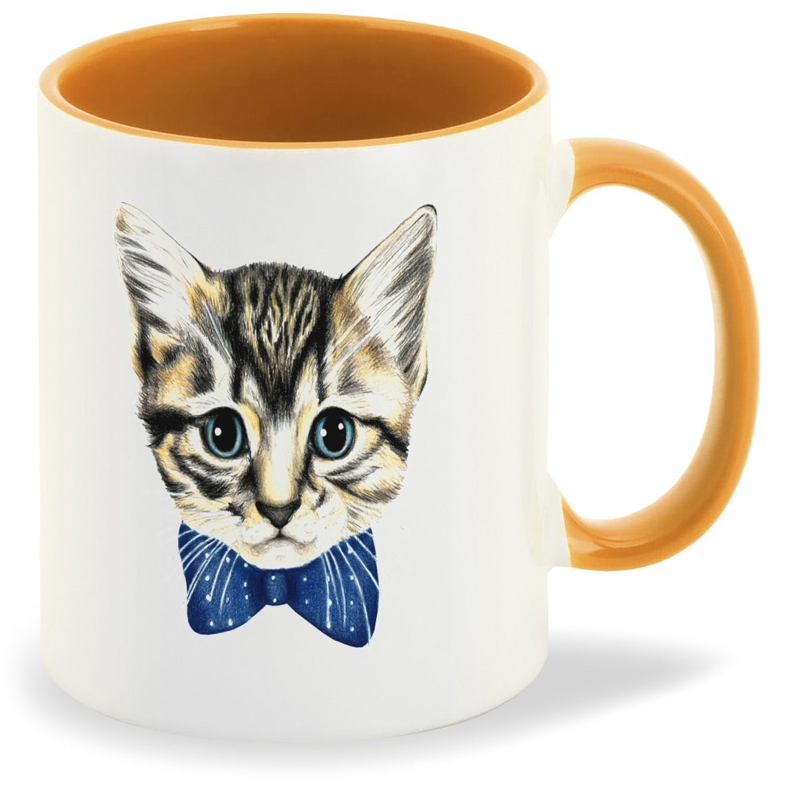 

Кружка CoolPodarok Котенок с бантиком, Котенок с бантиком