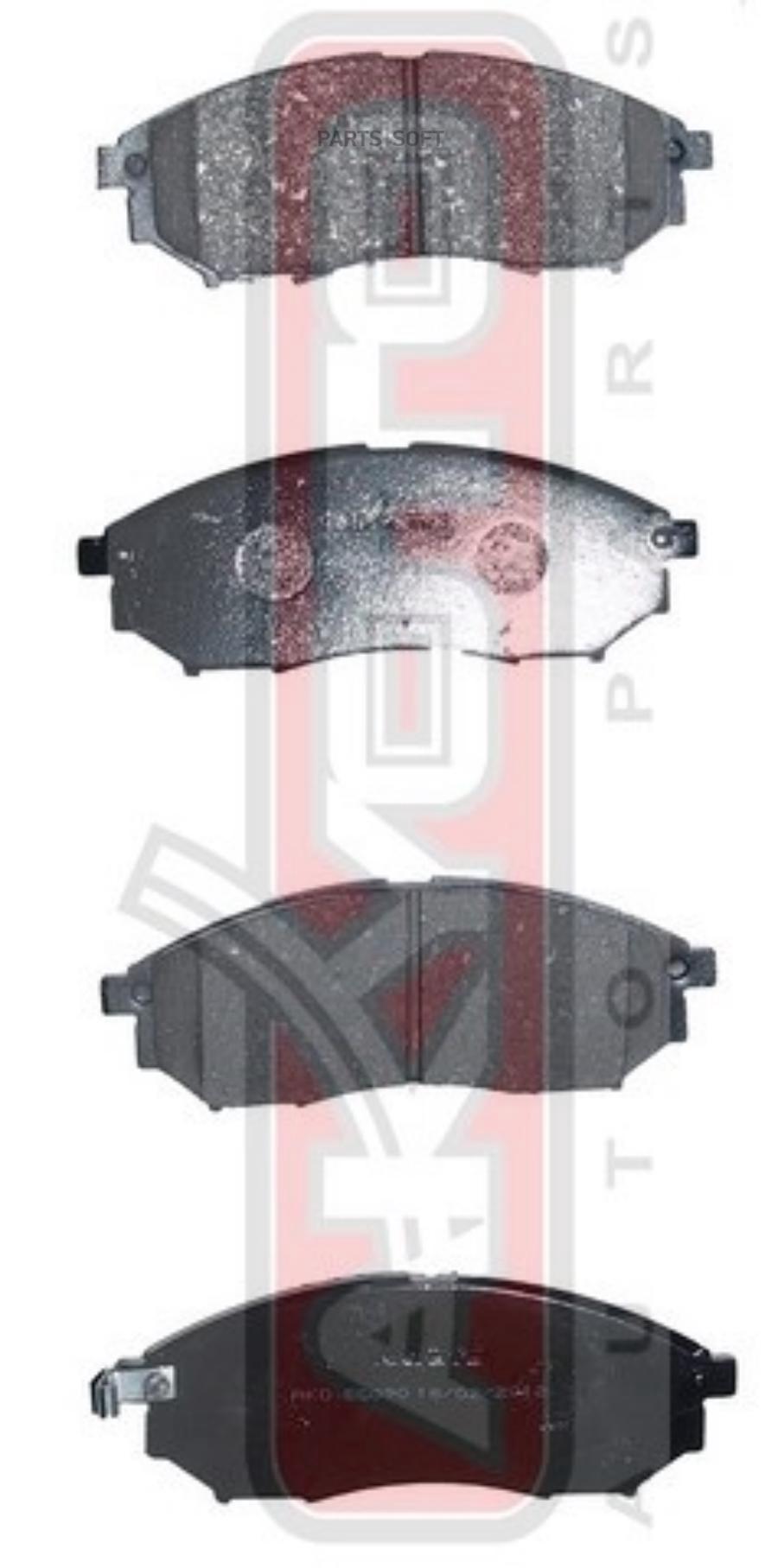 

Тормозные колодки Akyoto дисковые передние AKD-EG090