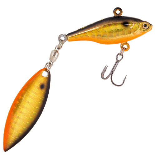 

Тейл-спиннер Strike Pro Micro-whacker 43 JG-001B#613-713, Золотистый;оранжевый, Strike Pro Micro-whacker 43 JG-001B#613-713