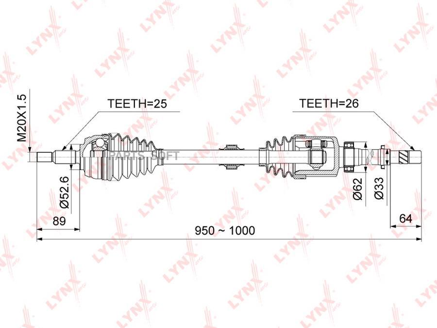 

Привод в сборе прав.RENAULT Duster 1.6 MT 10=>