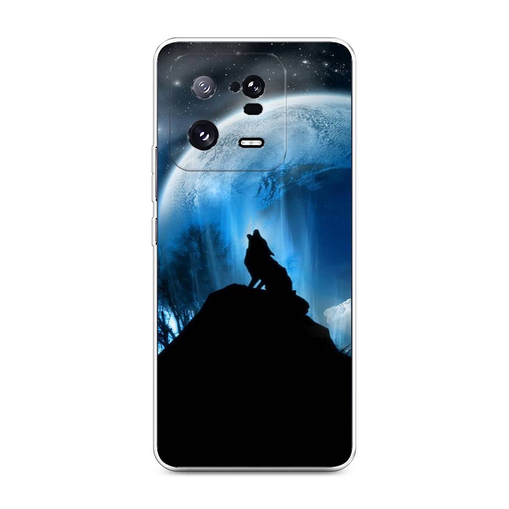 

Чехол на Xiaomi 13 Pro 5G "Волк 2", Синий;черный;белый, 317350-1