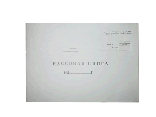 

Кассовая книга А4, 48л., мягкая обложка КН010