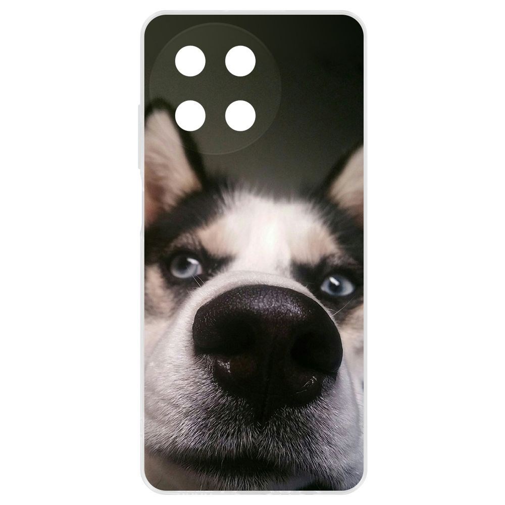 

Чехол-накладка Krutoff Clear Case Нос для Realme 11 4G, Прозрачный