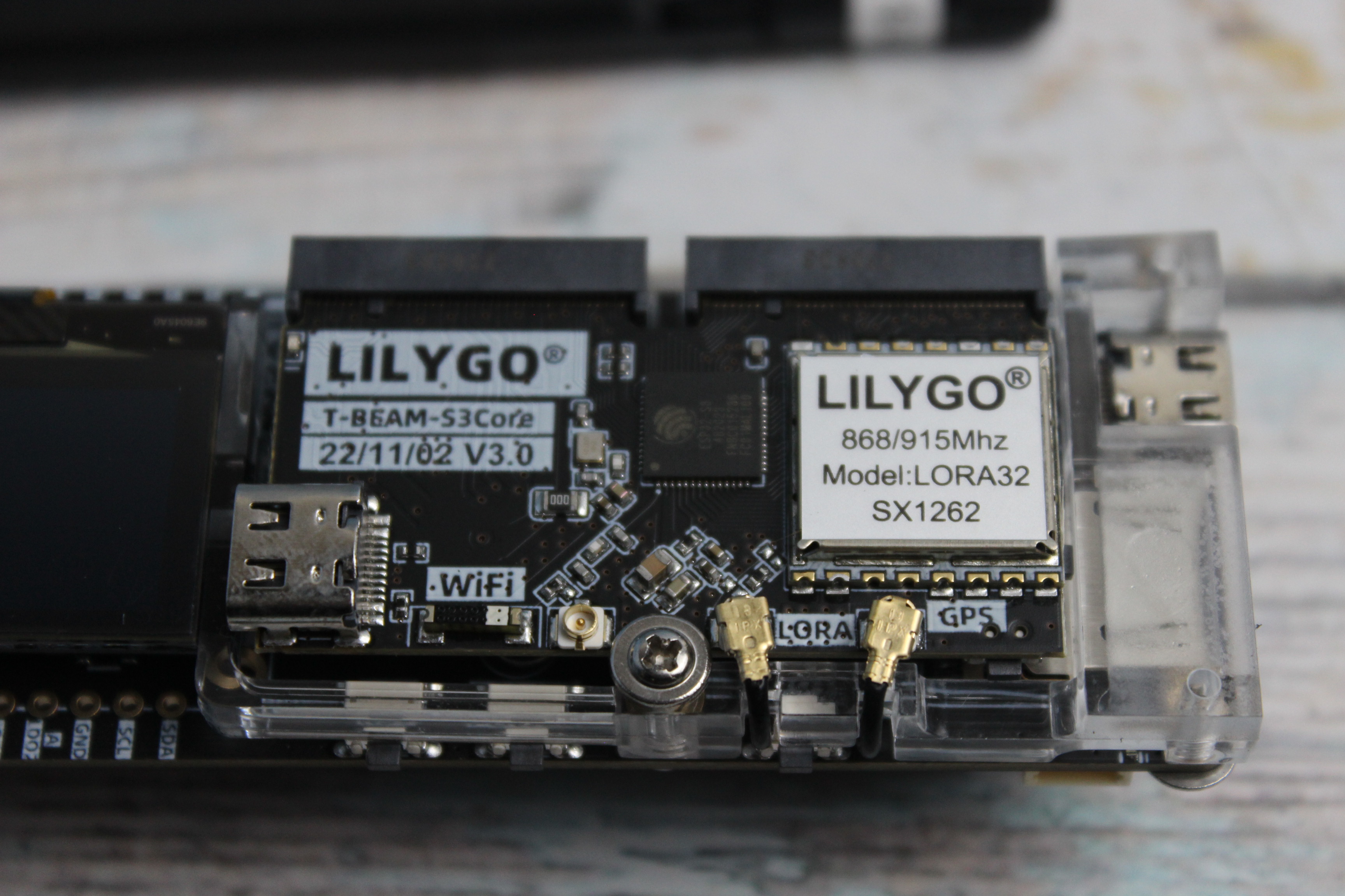 

Микроконтроллер LILYGO U-blox MAX-M10S-00B SX1262 915MHz, U-blox MAX-M10S-00B SX1262 915MHz