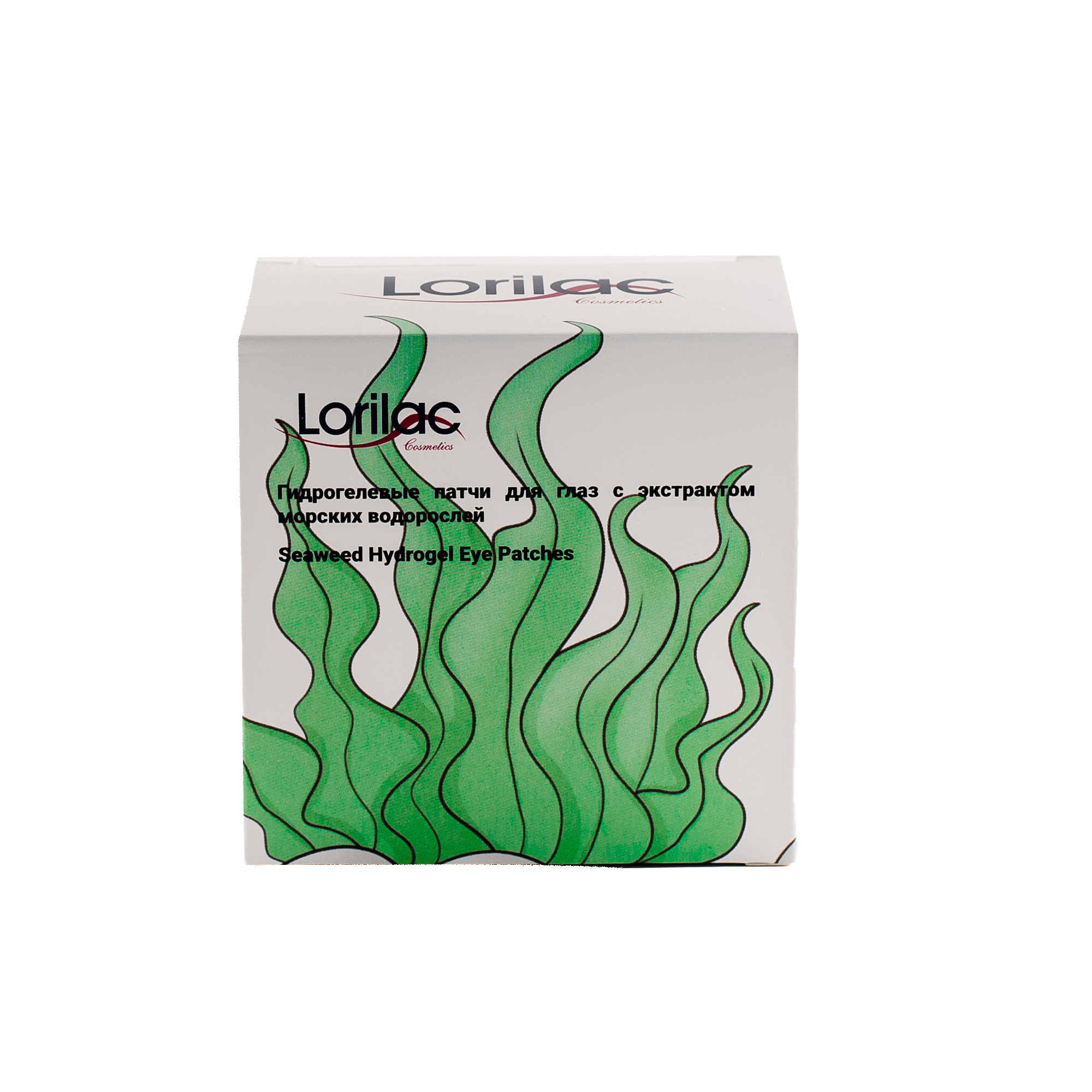 Купить Патчи для глаз Lorilac гидрогелевые с экстрактом морских водорослей Seaweed 60шт/30пар, B019