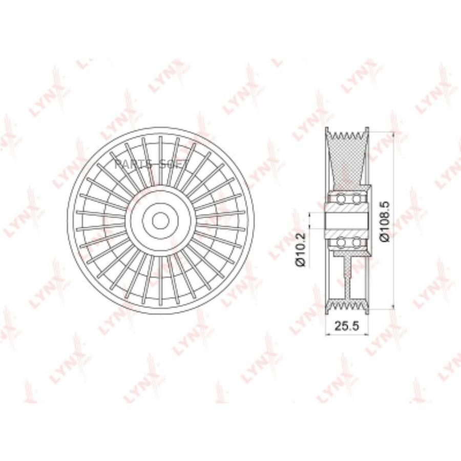 

Ролик руч.ремня MERCEDES/JEEP 2.0D-3.5 2000 =>