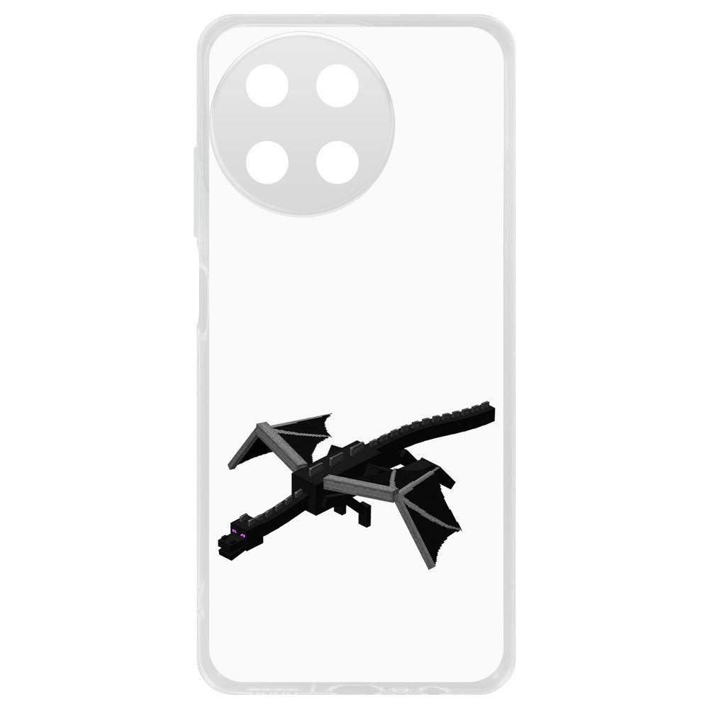 

Чехол-накладка Krutoff Clear Case Minecraft-Дракон Края для Realme 11 4G, Прозрачный