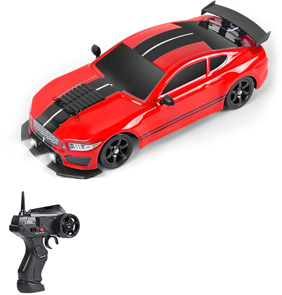 фото Радиоуправляемая машина для дрифта hb ford mustang (4wd, свет, пар, акб, 1:16) - sc16a01-1 hb 666