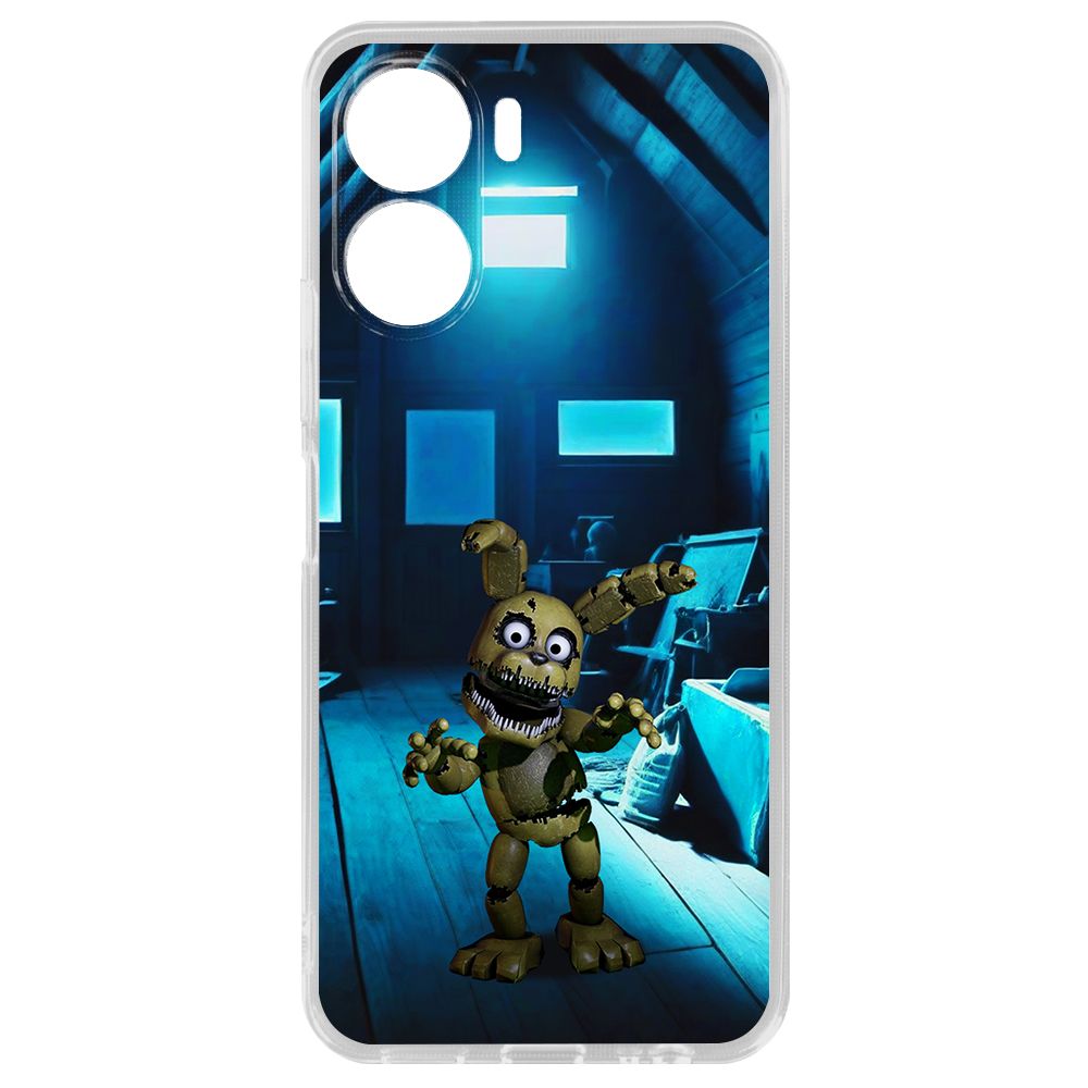 

Чехол-накладка Krutoff Clear Case ФНАФ - Плюштрап для Vivo Y16, Прозрачный
