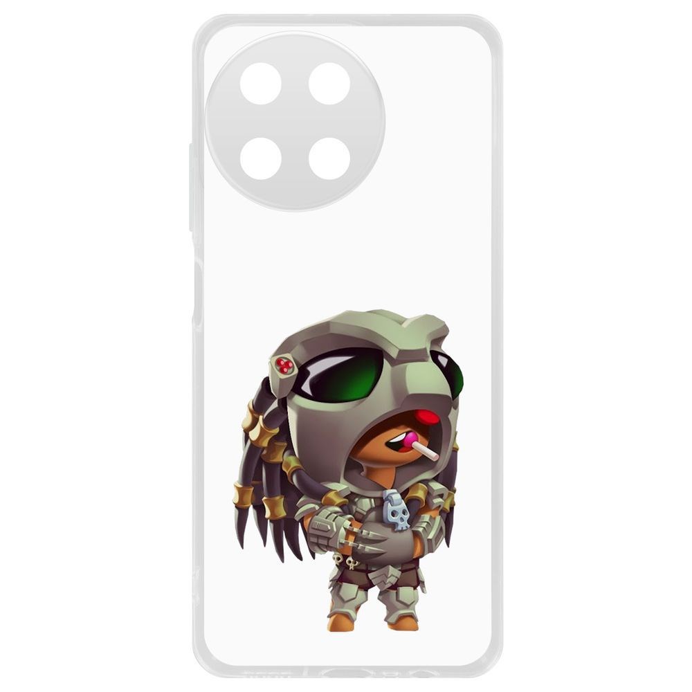 

Чехол-накладка Krutoff Clear Case Brawl Stars-Леон Хищник для Realme 11 4G, Прозрачный