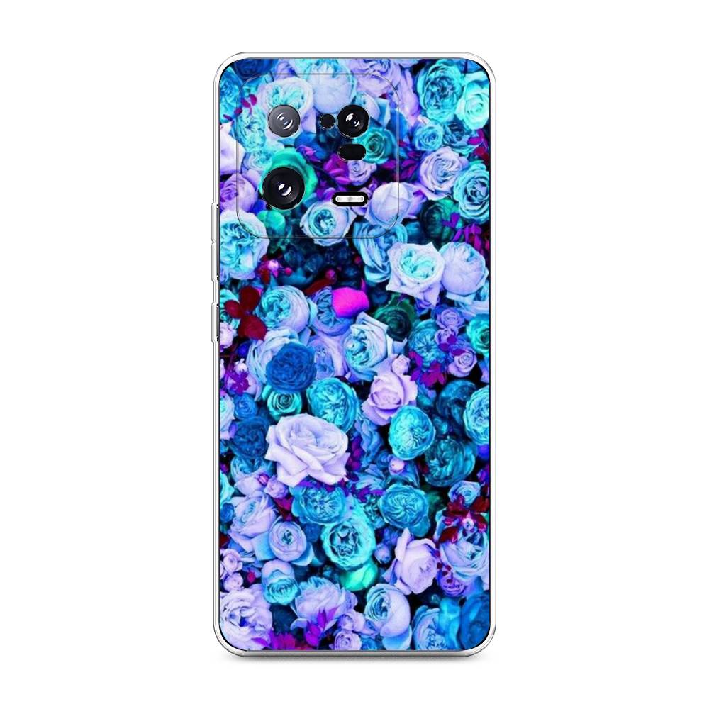 

Чехол на Xiaomi 13 Pro 5G "Цветочный ковер", Фиолетовый, 317350-2