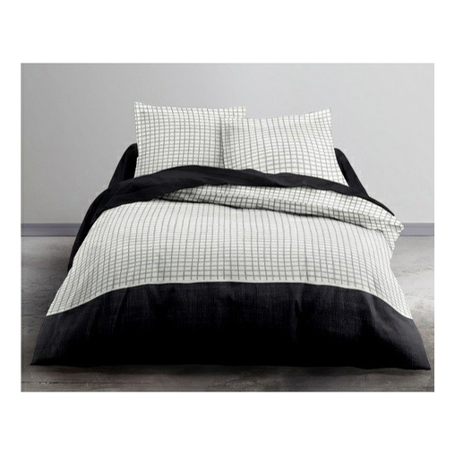 фото Комплект постельного белья tarrington house 2-спальный ранфорс черно-белый