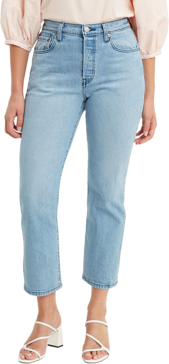 

Джинсы женские LEVIS Women 501 Crop Jeans голубые 30/28, Голубой, Women 501 Crop Jeans