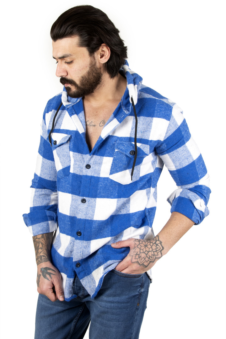 

Рубашка мужская DeepSEA PACEK2201876 синяя 2XL (товары доставляются из-за рубежа), PACEK2201876