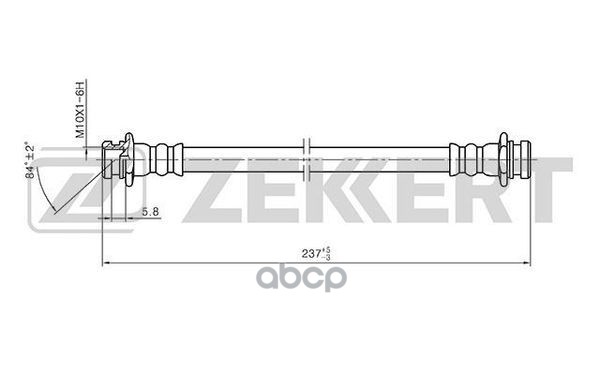 

ZEKKERT Шланг тормозной ZEKKERT bs9394