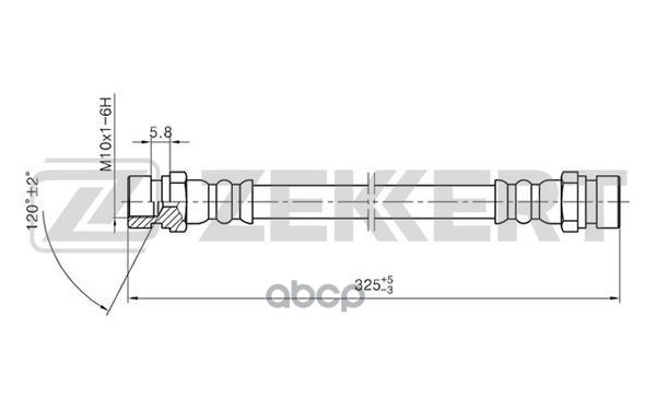 

ZEKKERT Шланг тормозной ZEKKERT bs9335