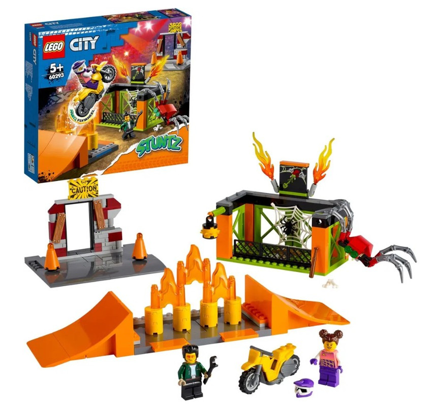 Конструктор LEGO City Stuntz 60293 Парк каскадёров, 170 деталей lego city конструктор скейт парк