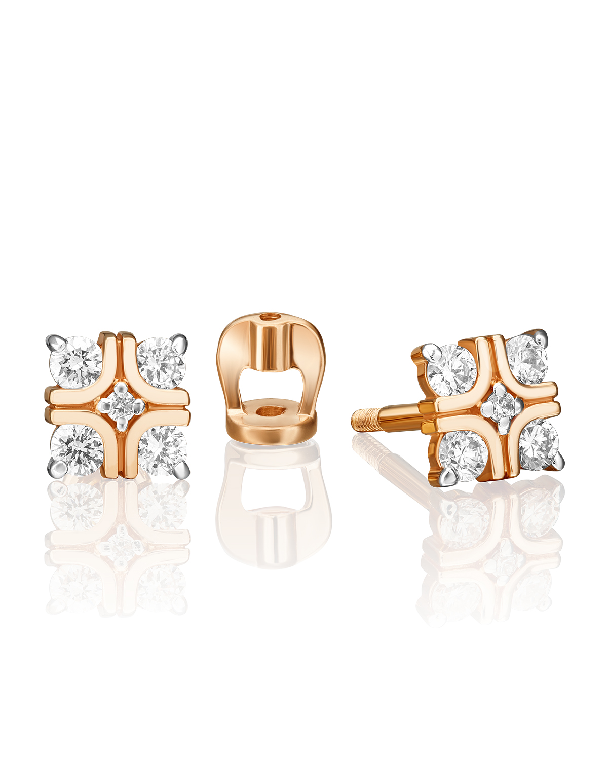

Серьги из золота с бриллиантом PLATINA jewelry 02-0925-00-101-1110-30, 02-0925-00-101-1110-30