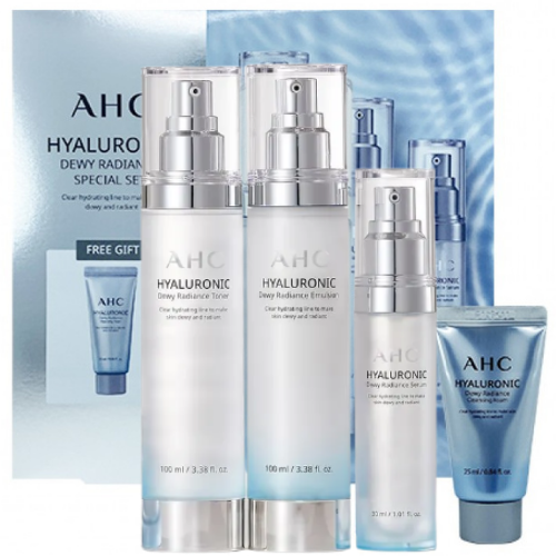 фото Увлажняющий набор с комплексом гиалуроновых кислот ahc hyaluronic radiance set 4 in 1 a.h.c.