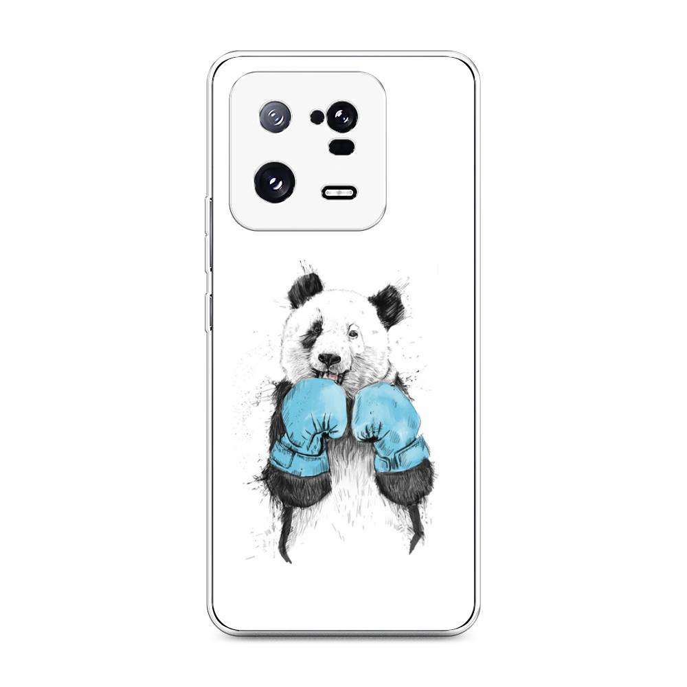 

Чехол на Xiaomi 13 Pro 5G "Панда боксер", Голубой;белый;серый, 317350-1