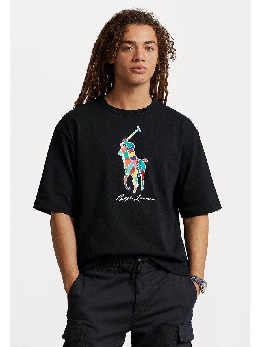 

Футболка мужская Polo Ralph Lauren PO222O0FY черная L, Черный, PO222O0FY